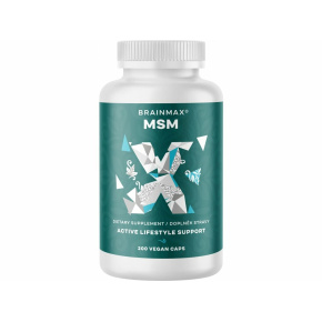 MSM, 800 mg, 200 rostlinných kapslí