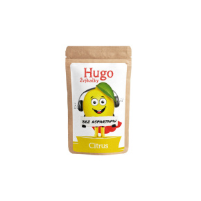 Žvýkačky CITRUS bez aspartamu - Hugo 42 g 